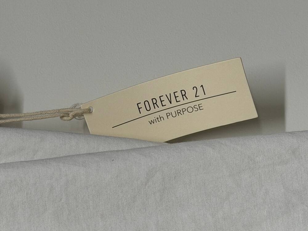 Forever 21 Logo Men T Shirt White Size L - Picture 4 of 5